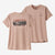 Patagonia Women's Cap Cool Daily Graphic Shirt FEPX Fitz Roy Elements: Cozy Peach X-Dye