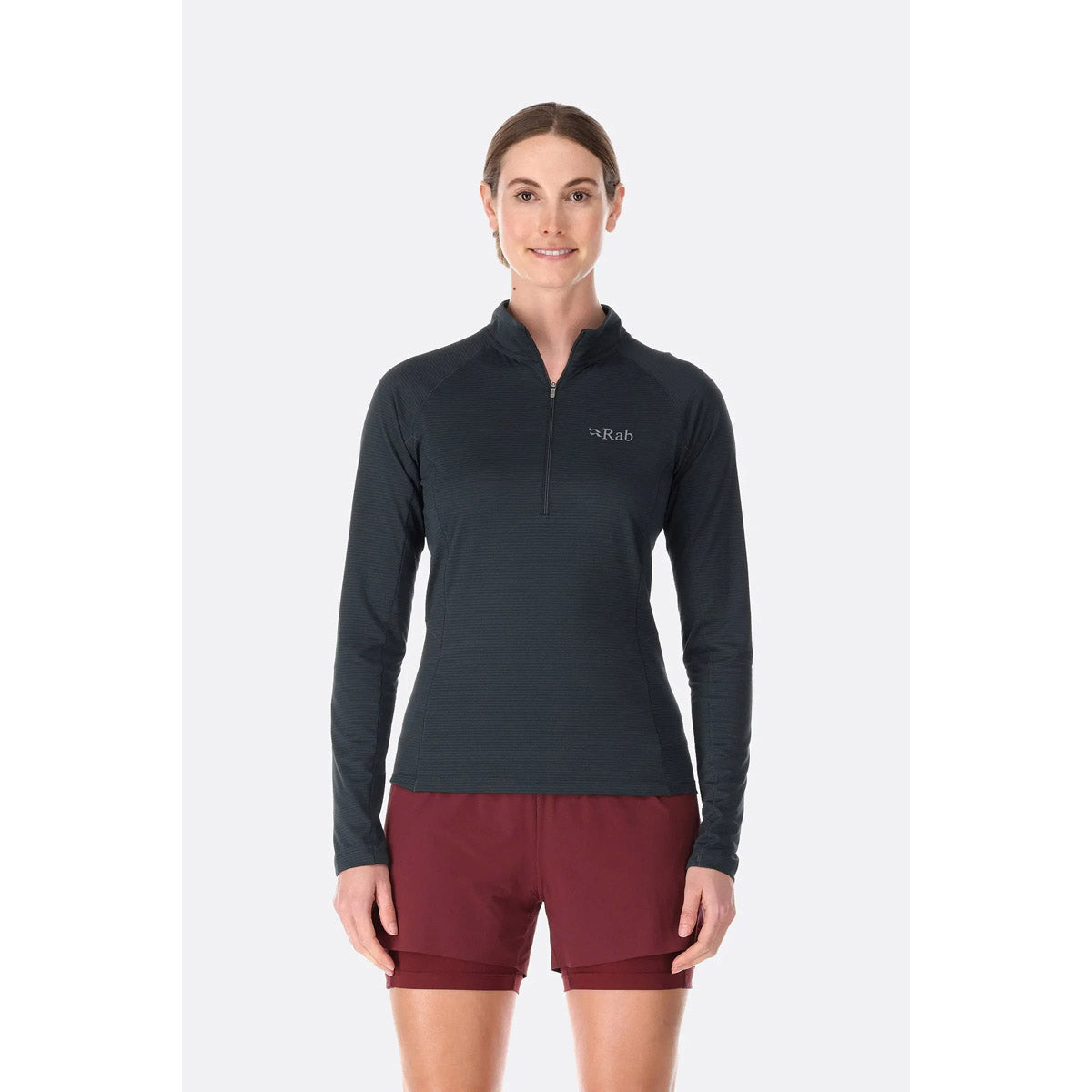 Rab Women&#39;s Sonic LS Zip Beluga