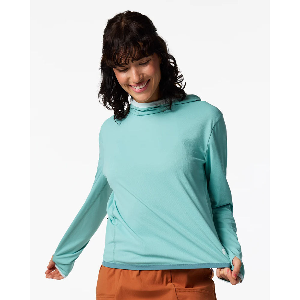Cotopaxi Womens Sombra Sun Hoodie Tide Pool