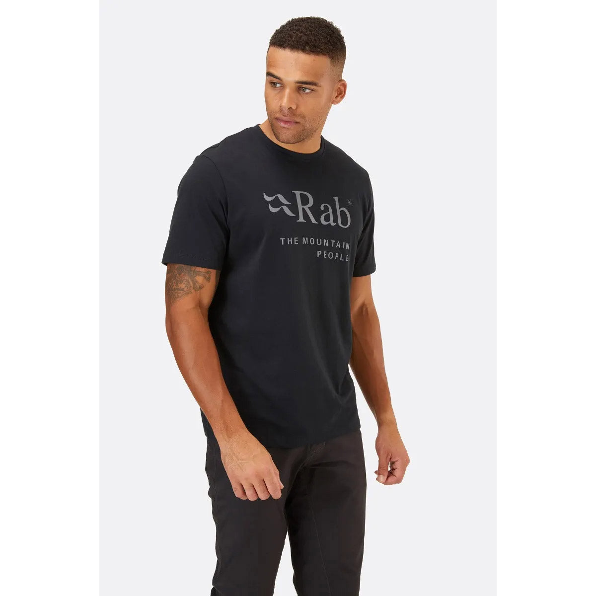 Rab Men's Stance Mountain Organic Cotton Tee Beluga