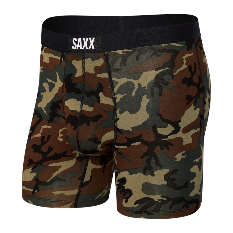 Saxx Underwear Co. Mens Vibe Super Soft Boxer Brief WV Wavelength Spacedye/MRTME / L