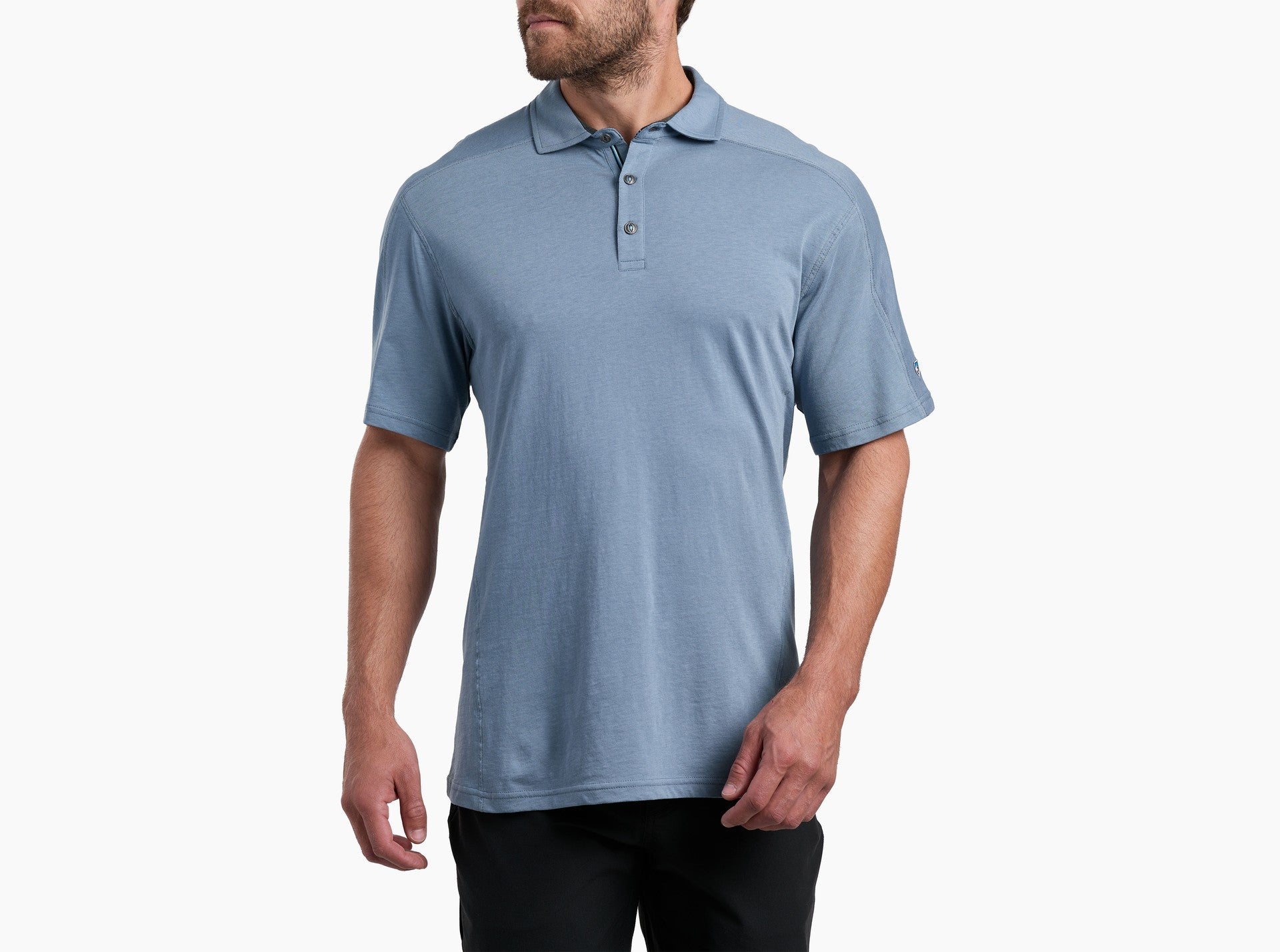 Kuhl M Brazen KUHLDRY Polo MNB Mineral Blue / L