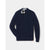 The Normal Brand Men's Waffle Knit Quarter Zip Pullover Navy