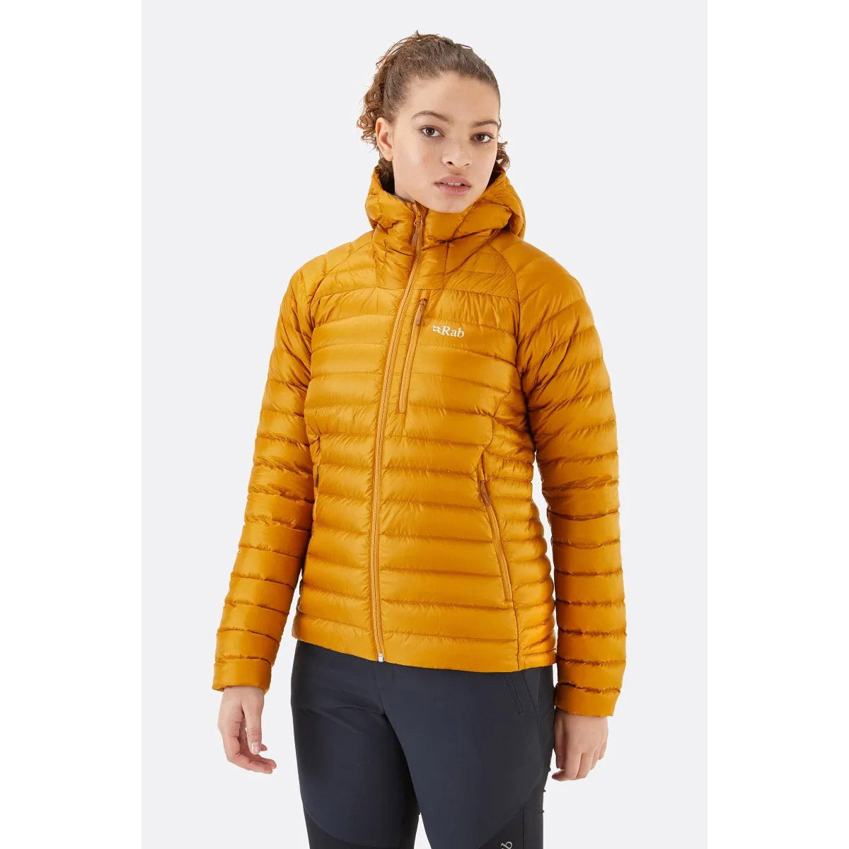 Rab Women's Microlight Alpine Down Jacket Dark Butternut