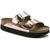 Birkenstock Women's Arizona Platform Natural Leather Metallic Copper