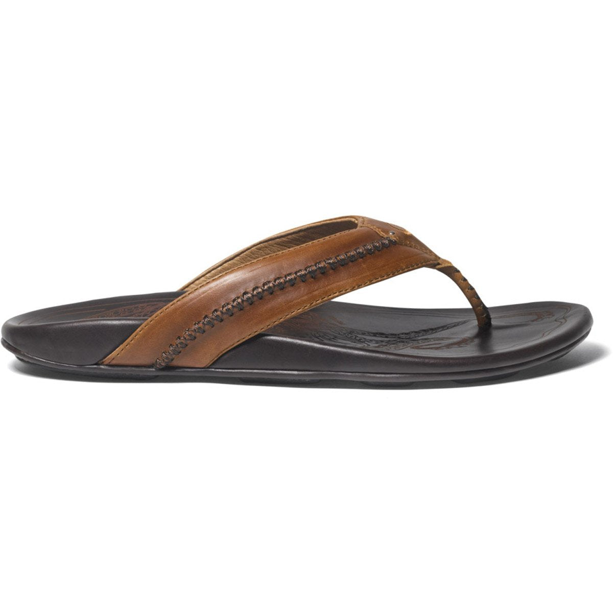 Olukai Men's Mea Ola Tan / Dark Java