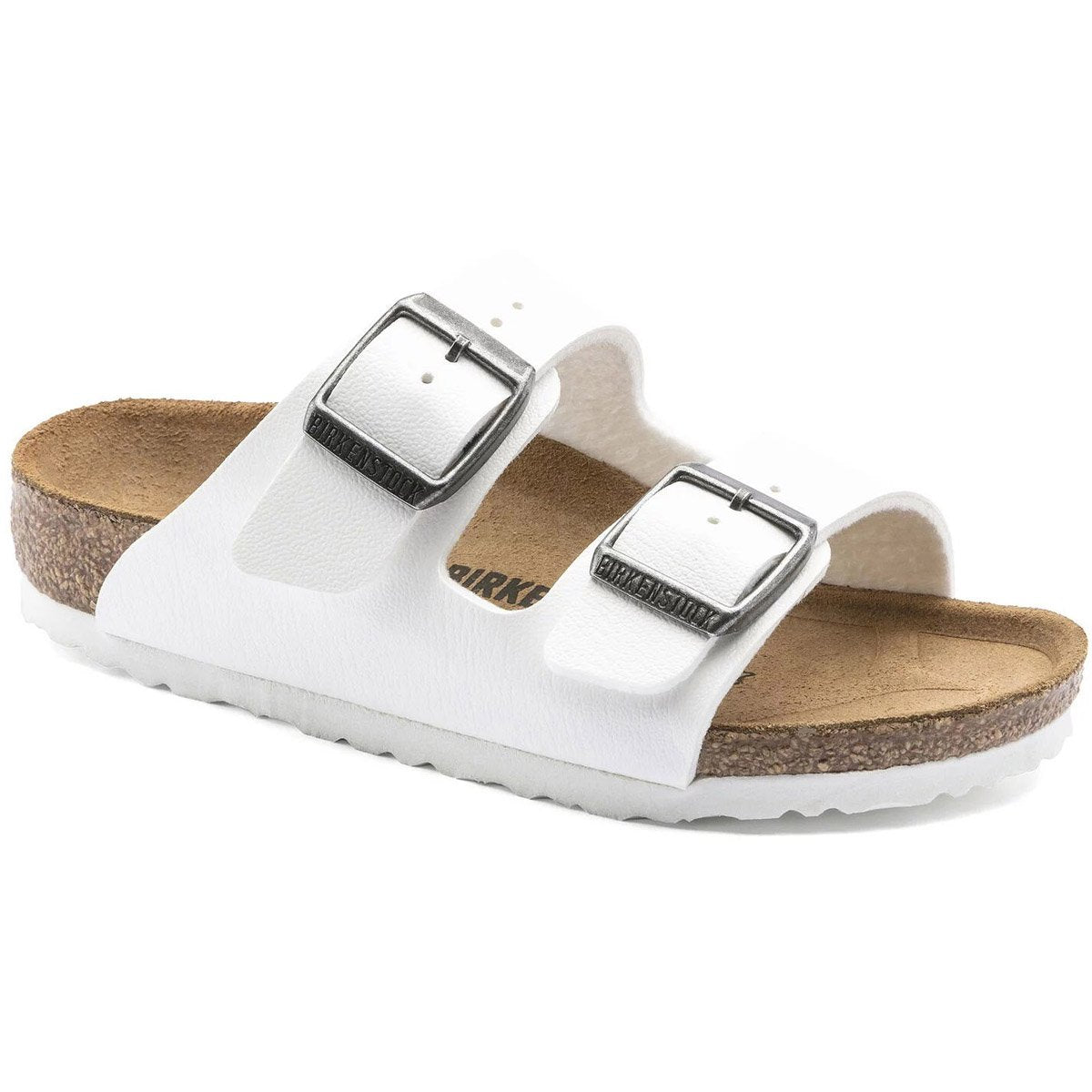 Birkenstock Kids&#39; Arizona Birko-Flor White