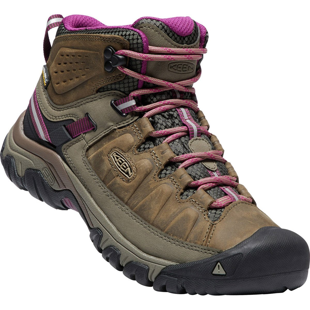 Keen Women's Targhee III Waterproof Mid Weiss/Boysenberry
