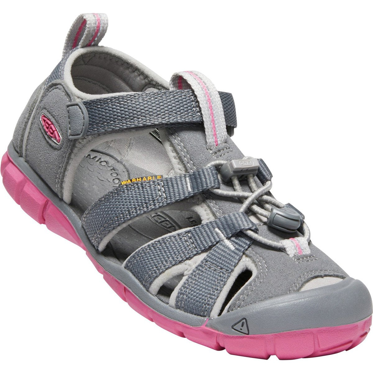 Keen Big Kids&#39; Seacamp II CNX Steel Grey/Rapture Rose