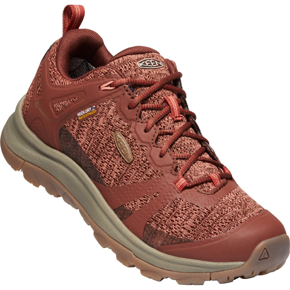 Keen Women's Terradora II Waterproof Shoe Cherry Mahogany/Coral