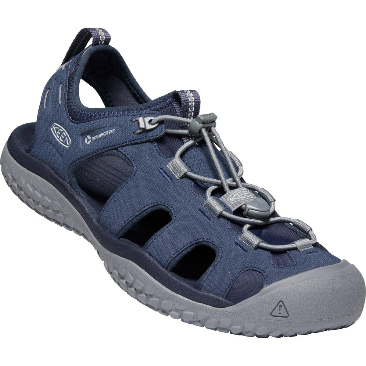 Keen Men&#39;s Solr Sandal Navy/Steel Grey