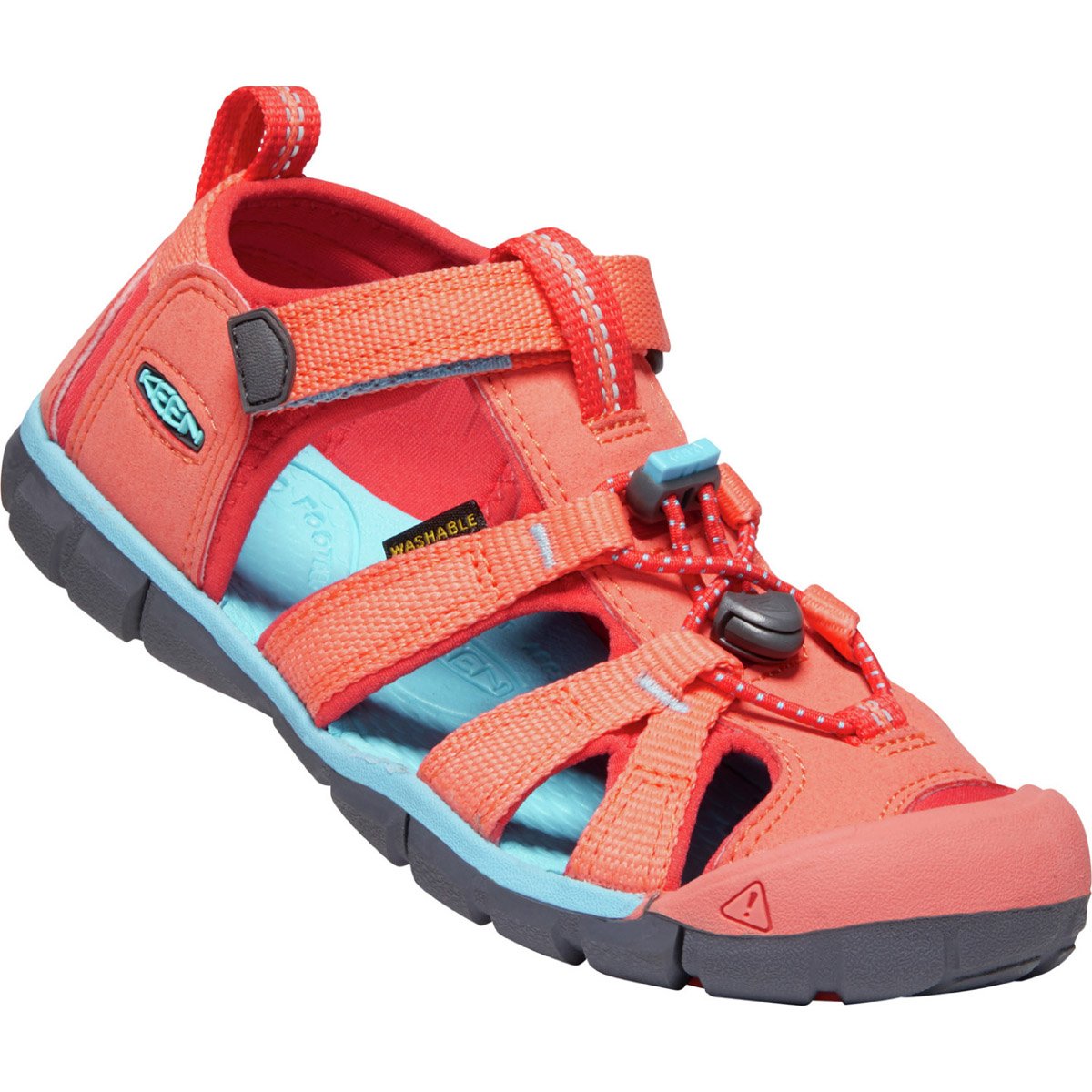 Keen Little Kids&#39; Seacamp II CNX Coral/Poppy Red