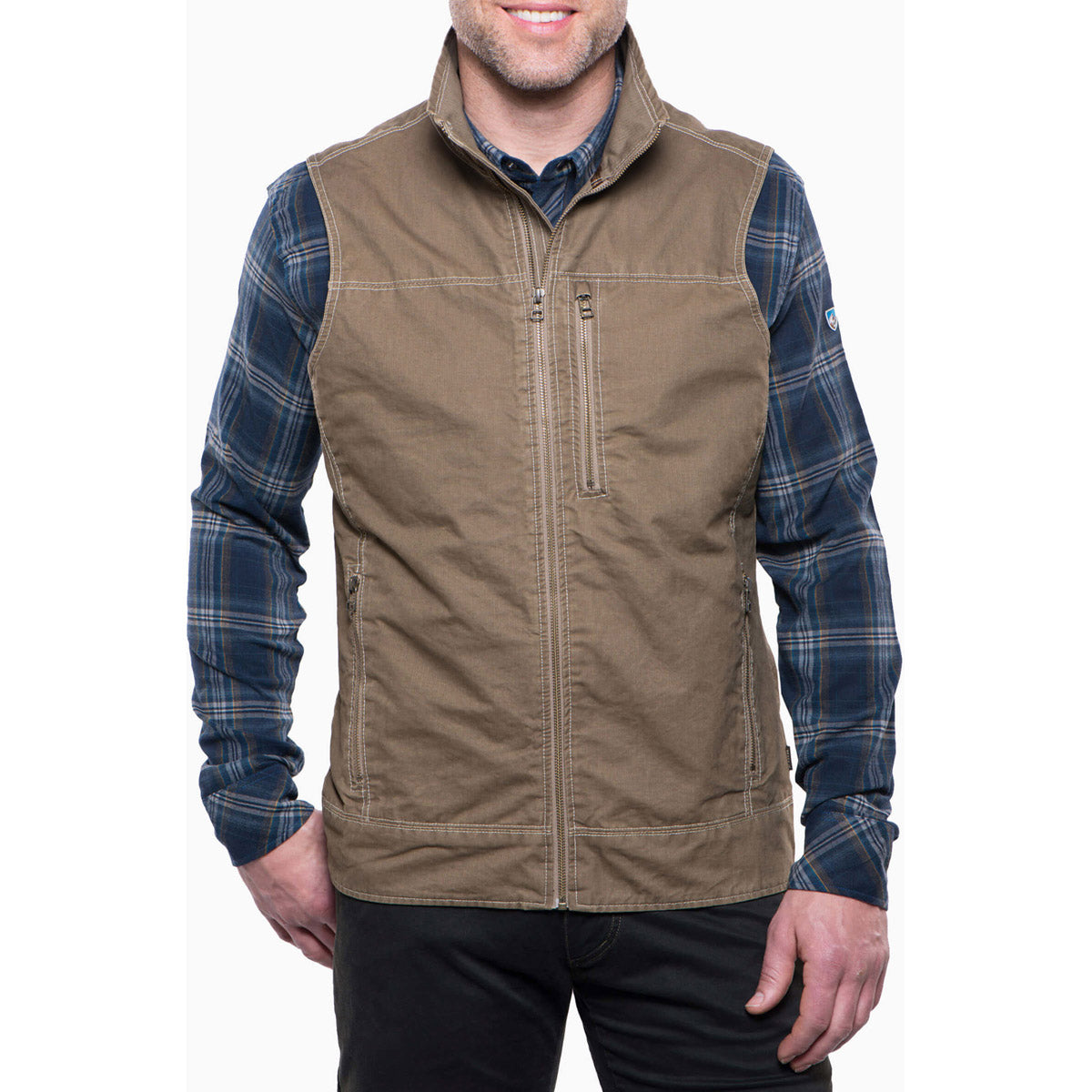 Kuhl Men&#39;s Burr Vest Khaki