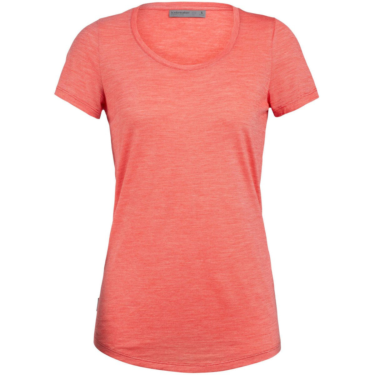 Icebreaker Women&#39;s Cool-Lite Sphere Short Sleeve Scoop Fire