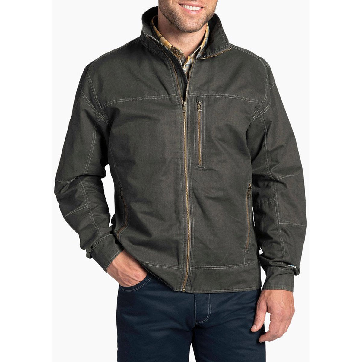Kuhl Men&#39;s Burr Jacket Gun Metal