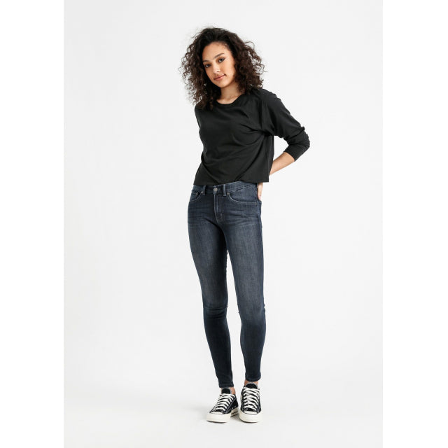 DU/ER Women&#39;s Performance Denim Mid Rise Skinny Equinox