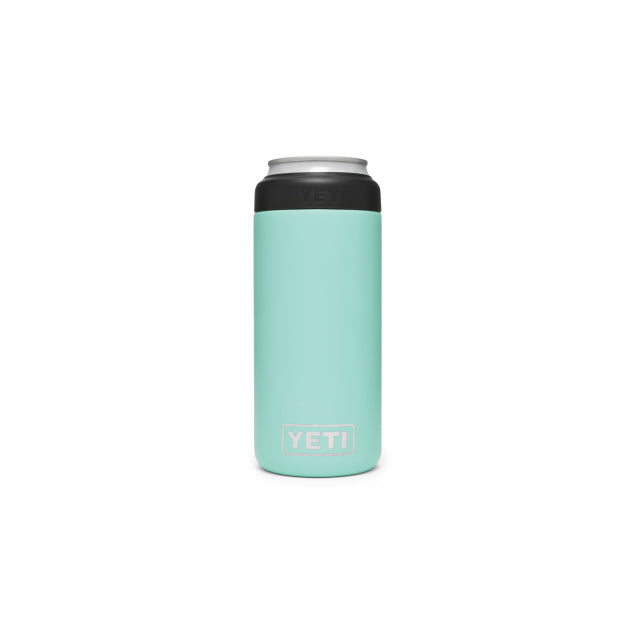 Yeti Rambler 12 oz Colster Slim Can Insulator Seafoam
