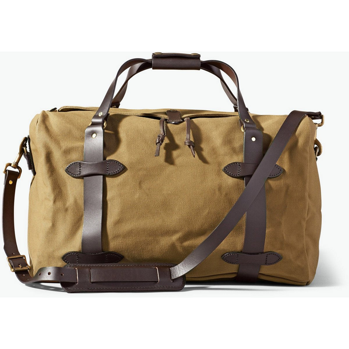 Filson Medium Rugged Twill Duffle Bag Tan