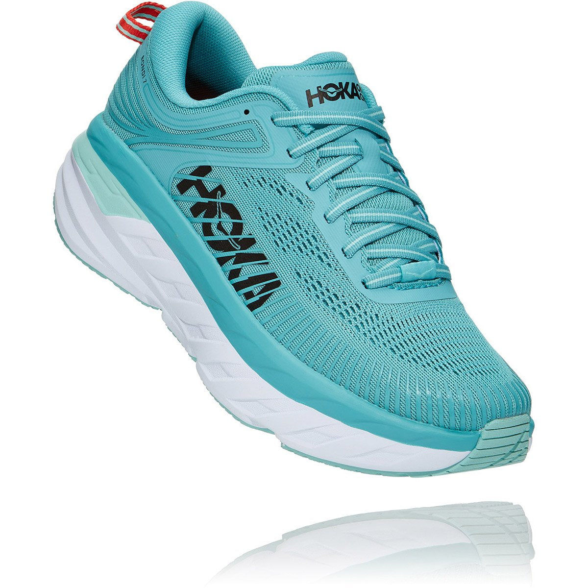 Hoka Women&#39;s Bondi 7 Aquarelle / Eggshell Blue