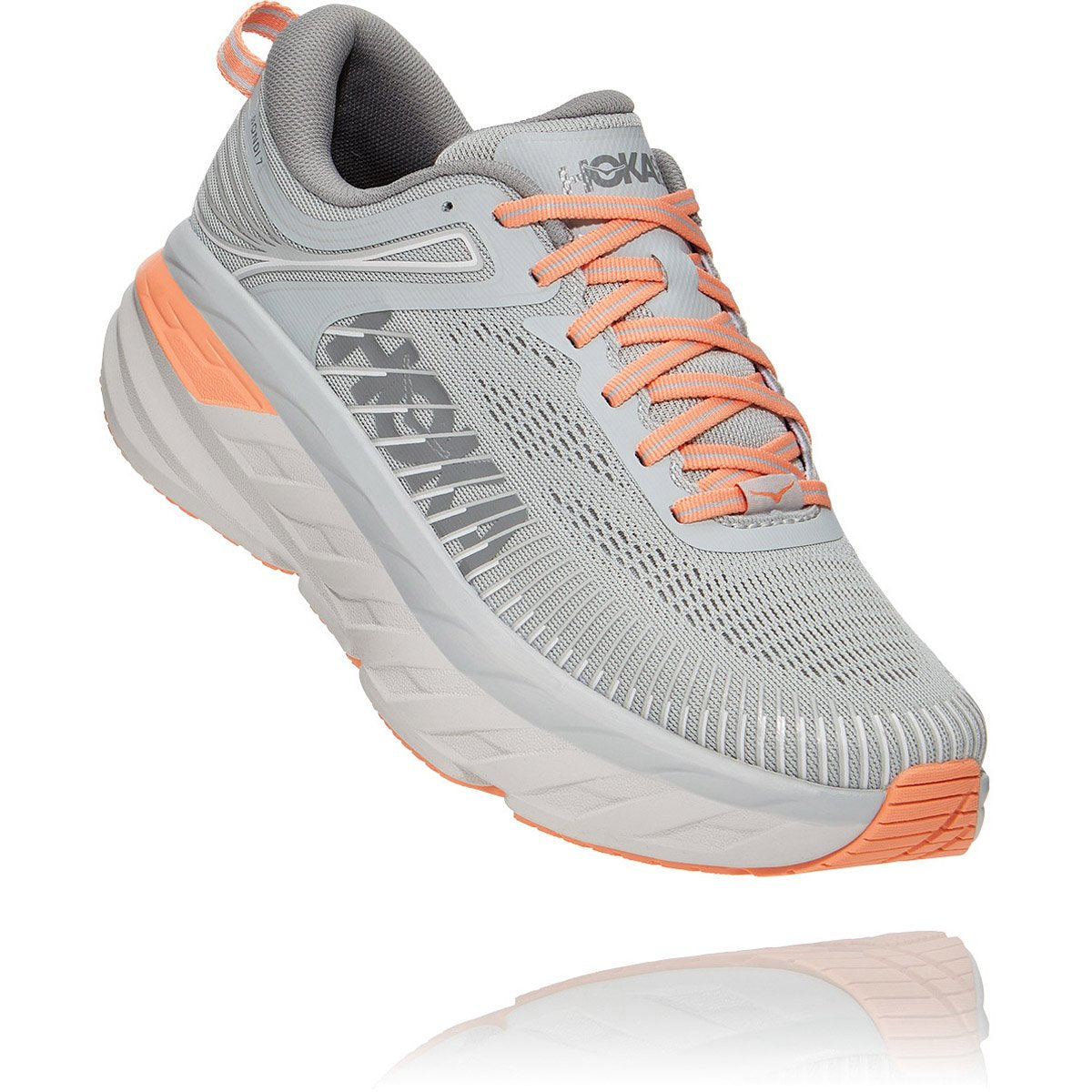 Hoka Women&#39;s Bondi 7 Harbor Mist / Sharkskin