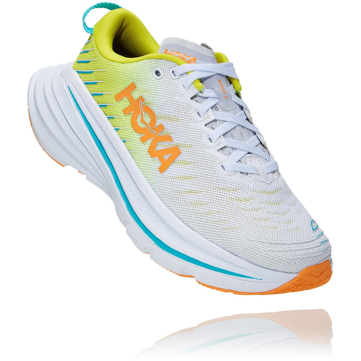 Hoka One One Women&#39;s Bondi X White / Evening Primrose