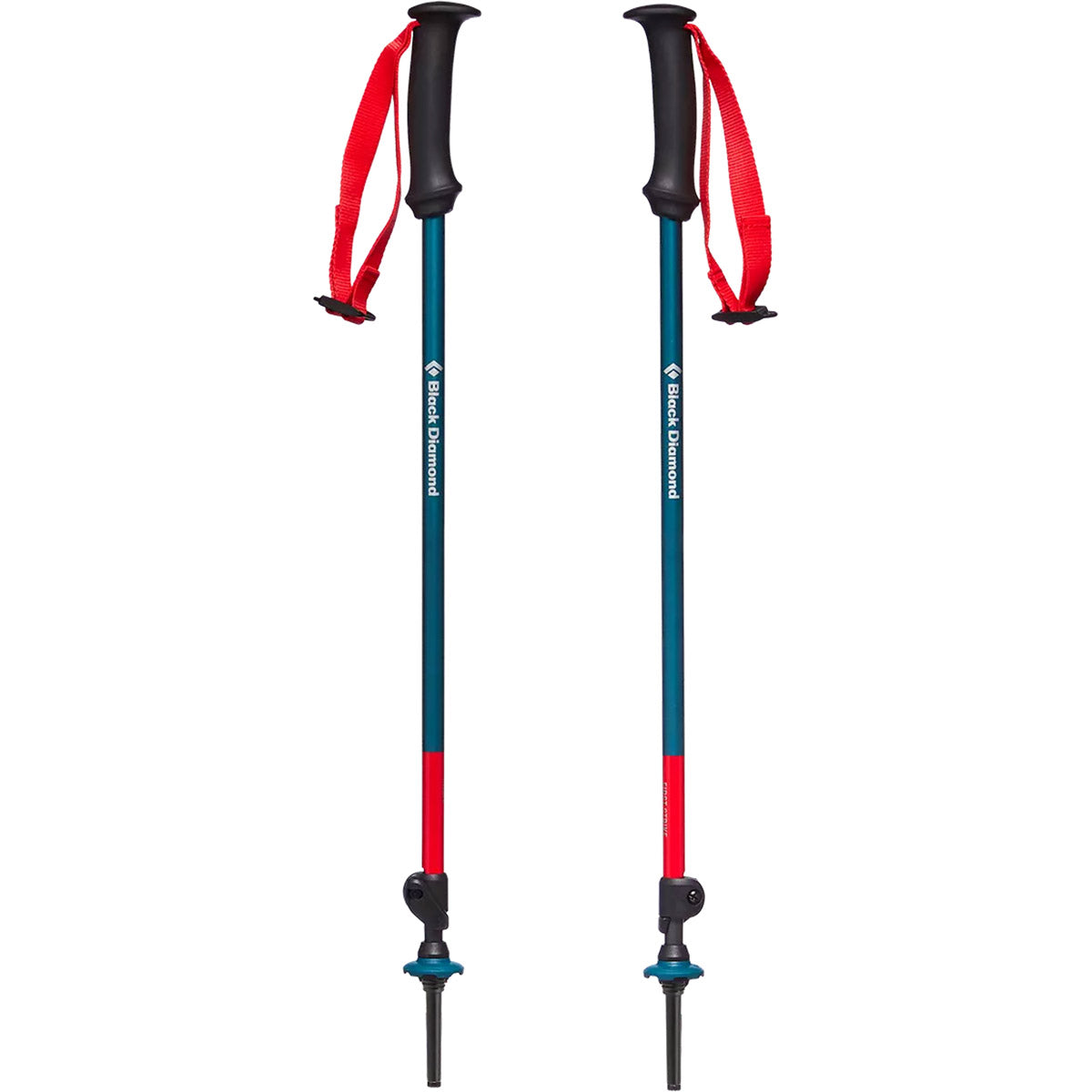 Black Diamond First Strike Trekking Poles - Kid's Fjord Blue