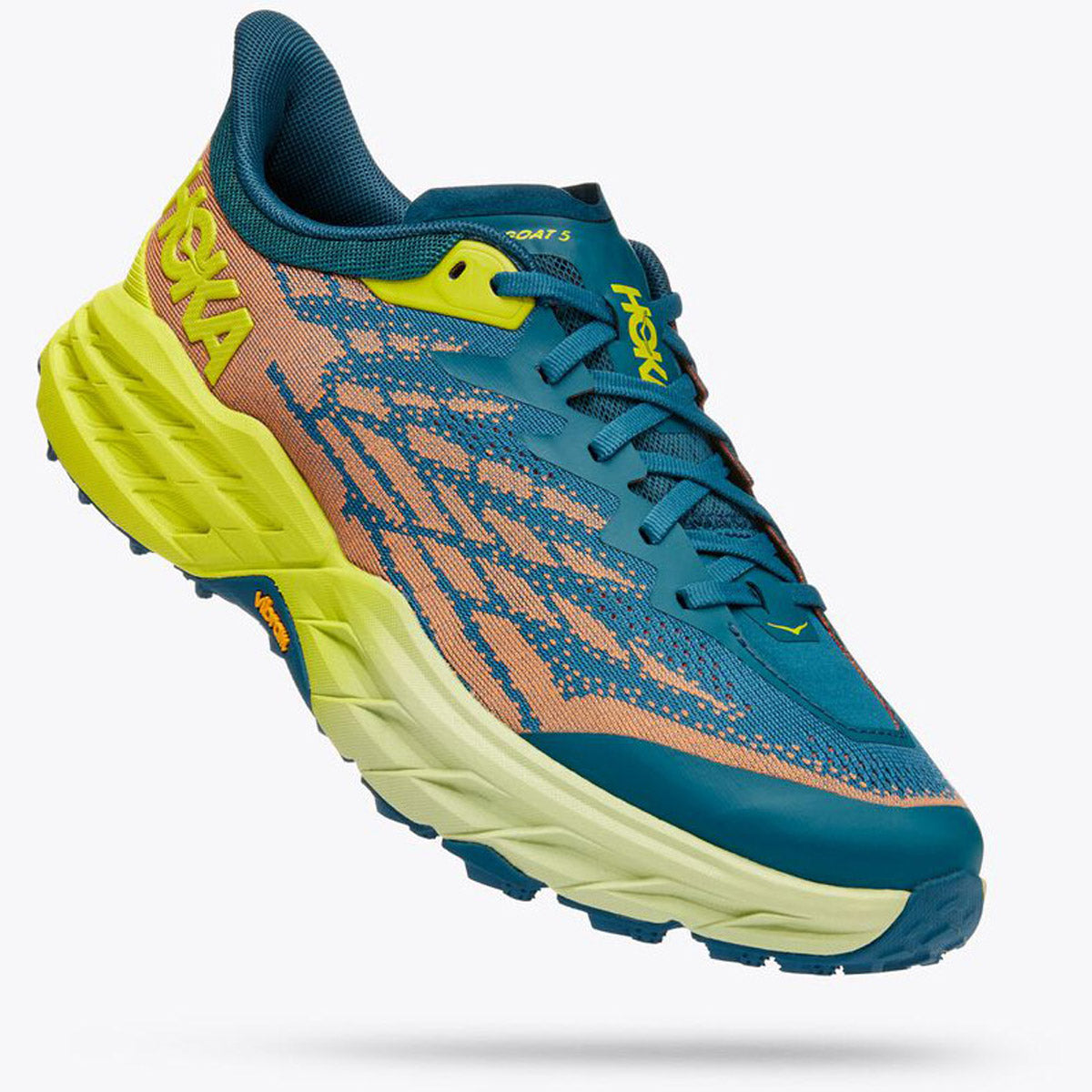 Hoka Men&#39;s Speedgoat 5 Blue Coral/Evening Primrose