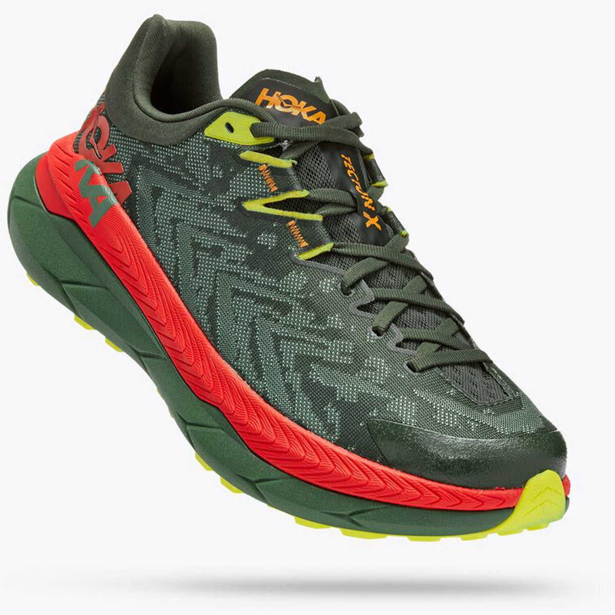 Hoka One One Men&#39;s Tecton X Thyme/Fiesta