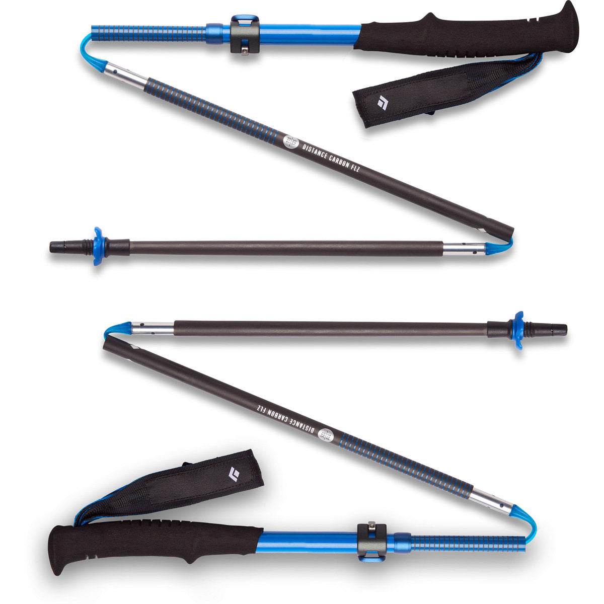 Black Diamond Distance Carbon FLZ Poles Ultra Blue