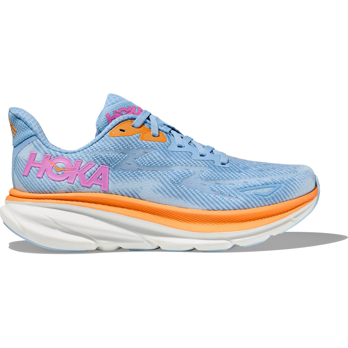 Hoka Women&#39;s Clifton 9 - Wide Airy Blue/Ice Water