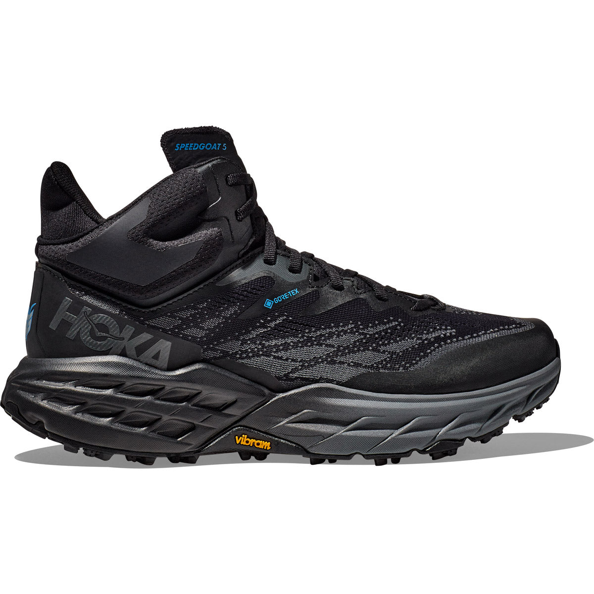 Hoka Men&#39;s Speedgoat 5 Mid GTX Black/Black