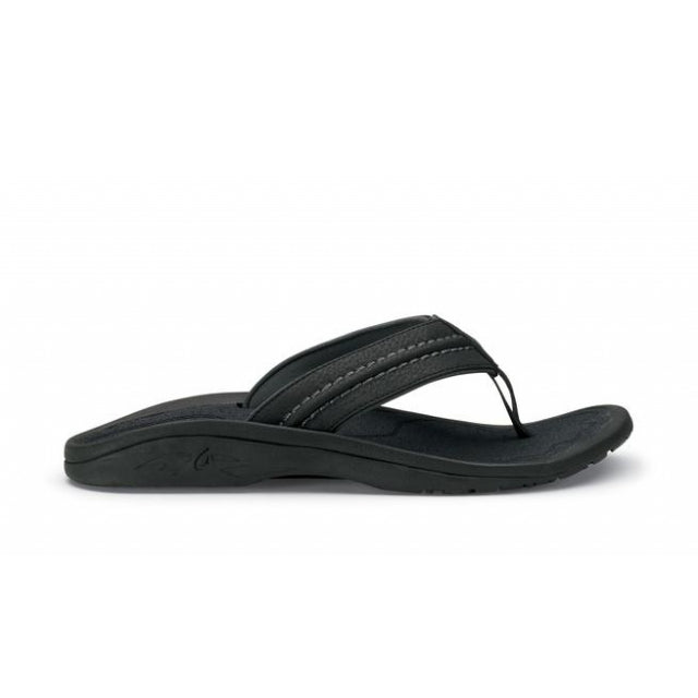 Olukai Men&#39;s Hokua Black / Dark Shadow