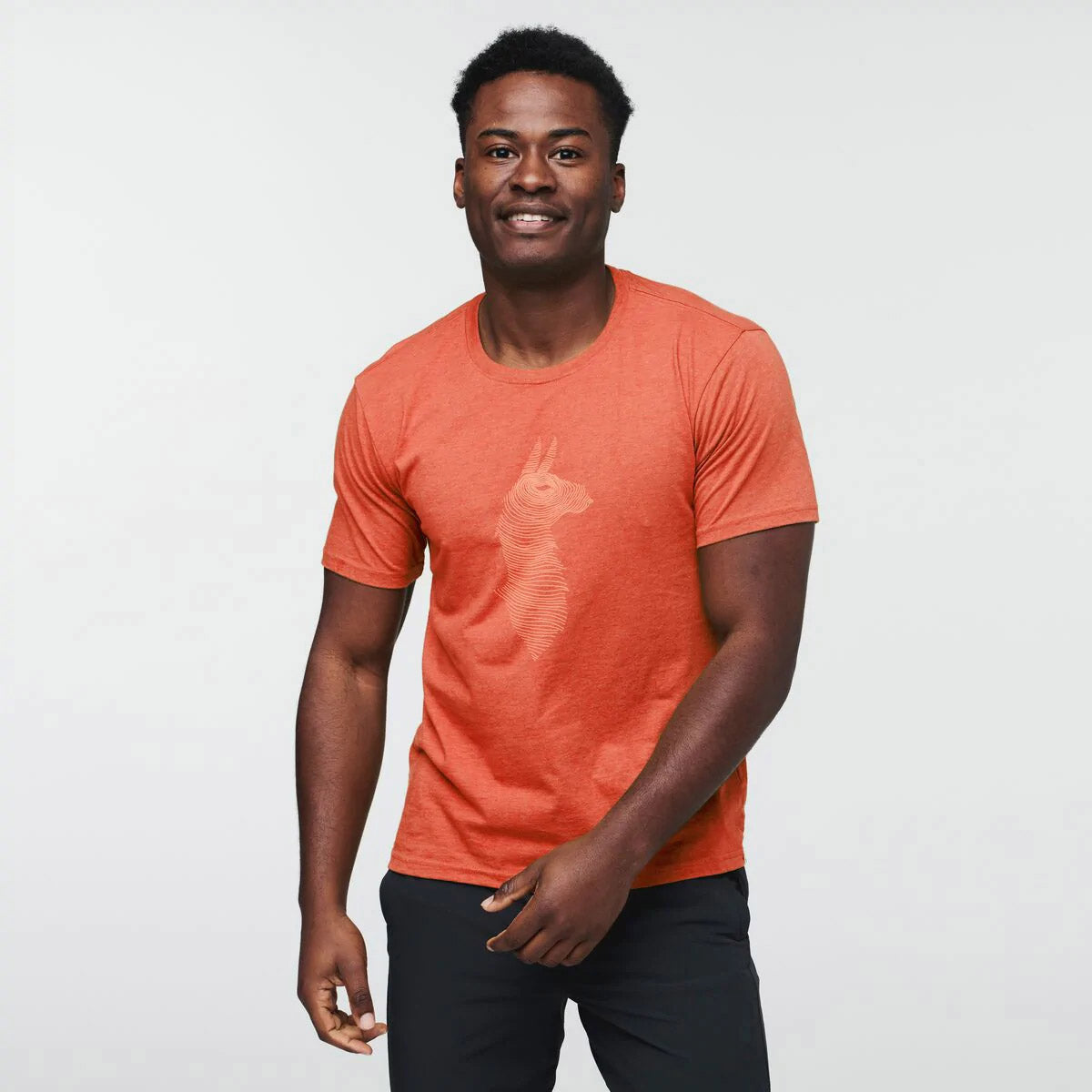 Cotopaxi Men's Topo Llama T-Shirt Canyon