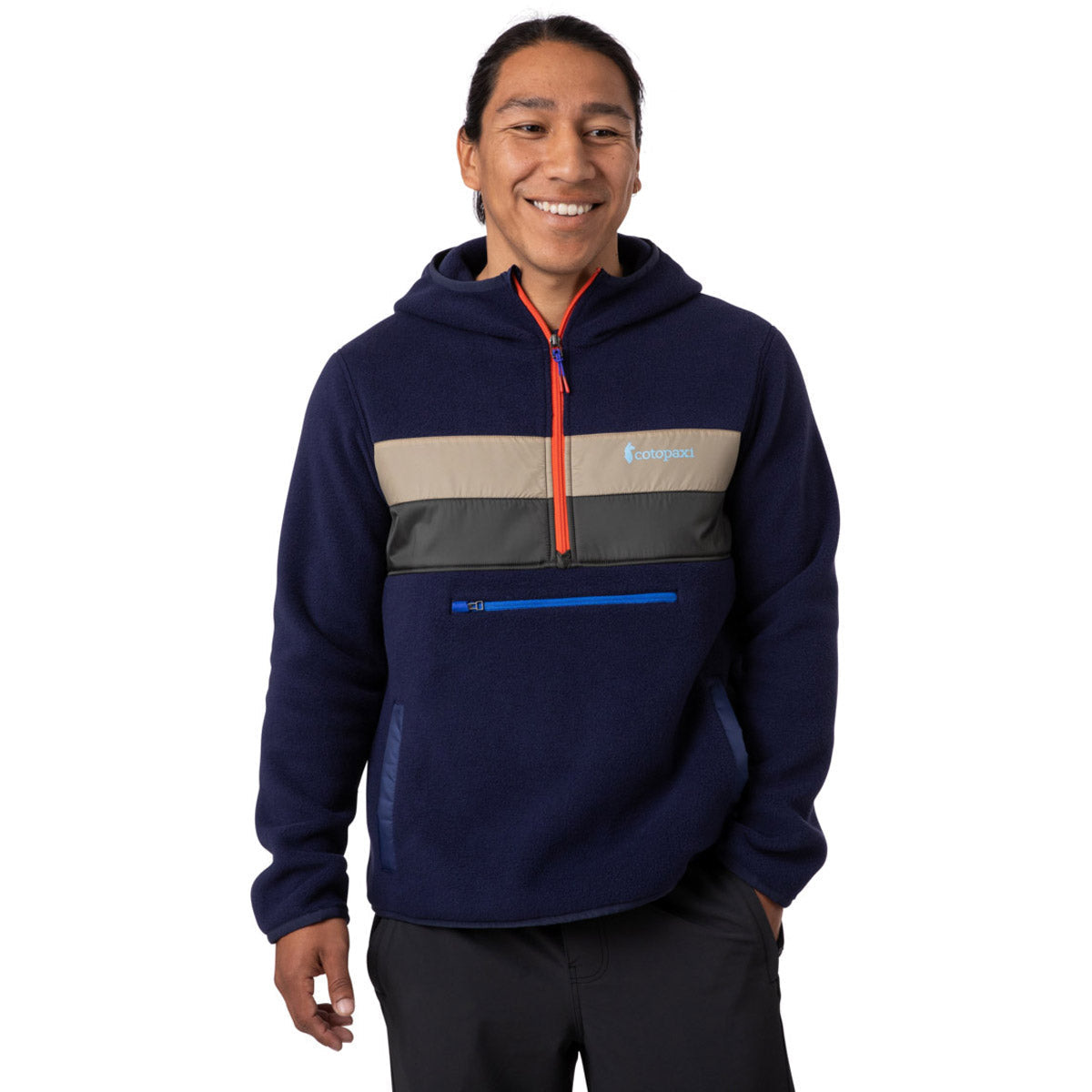 Cotopaxi Men&#39;s Teca Fleece Hooded Half-Zip Jacket Phone Home