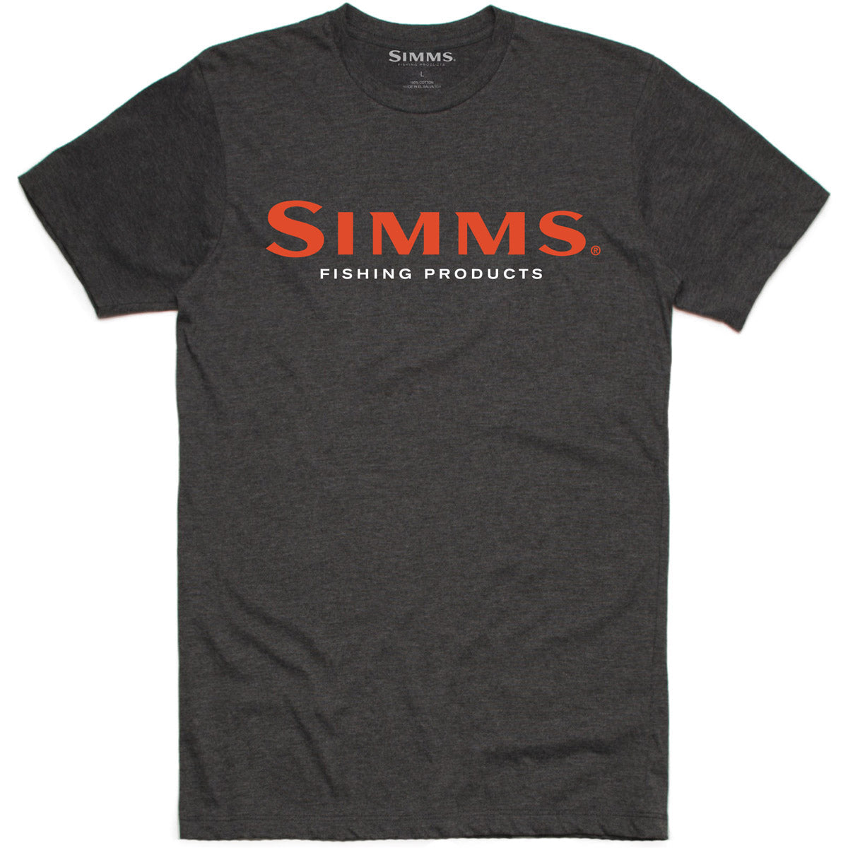 Simms Fishing Men's Simms Logo T-Shirt Charcoal Heather