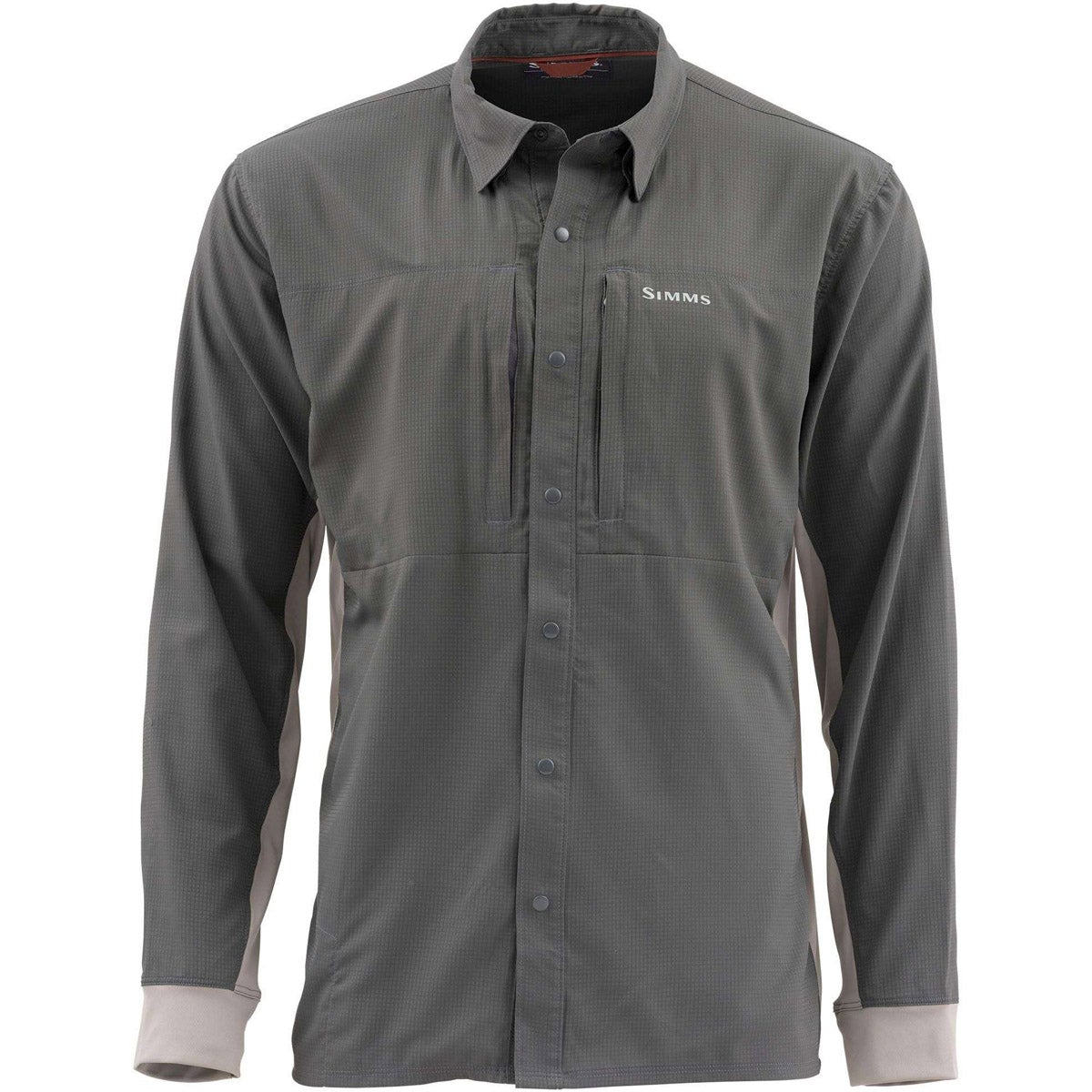 Simms Fishing Men&#39;s Intruder BiComp Fishing Shirt Slate