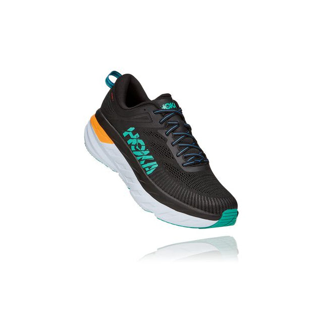 Hoka Men&#39;s Bondi 7 Black/Atlantis