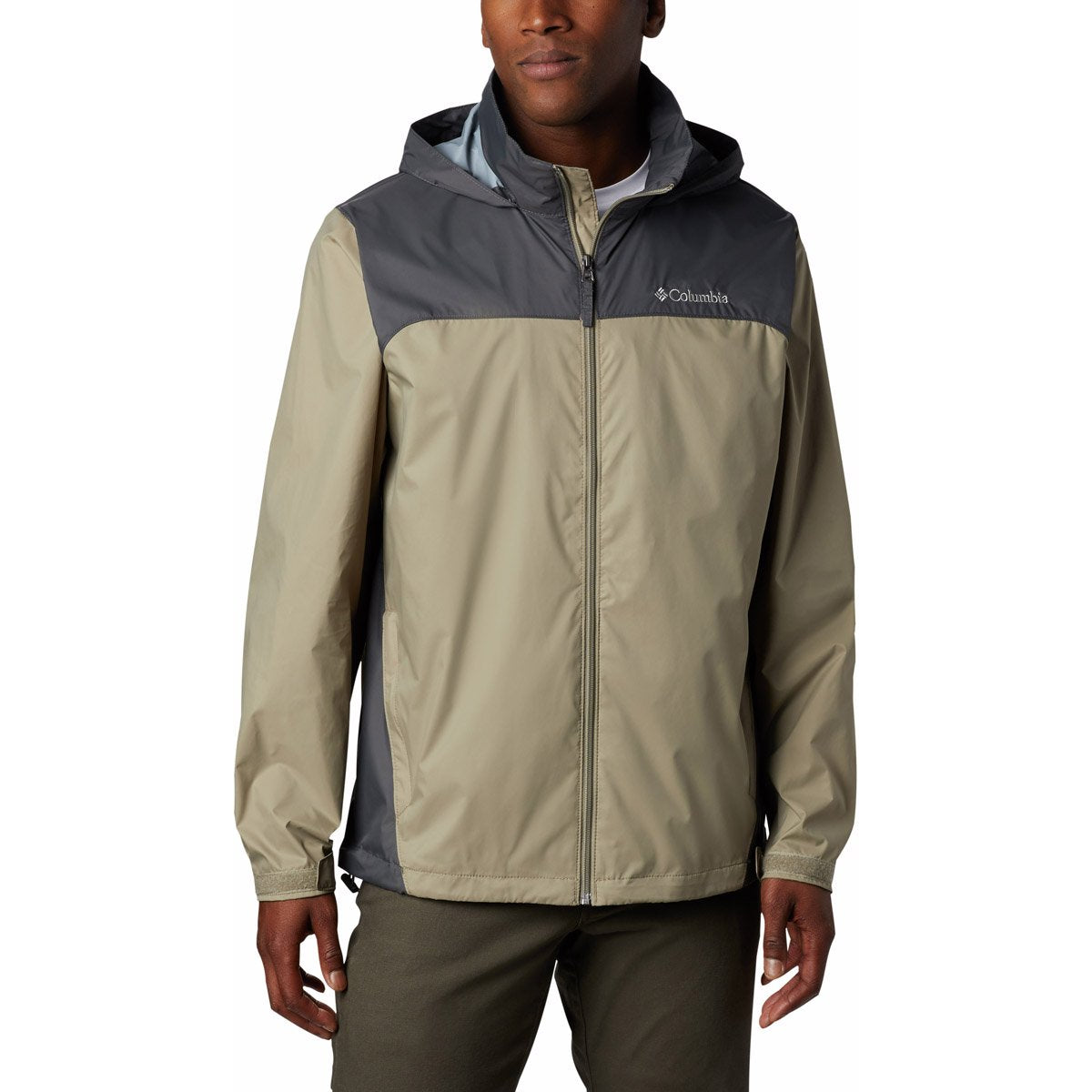 Columbia Men&#39;s Glennaker Lake Rain Jacket Tusk, Grill