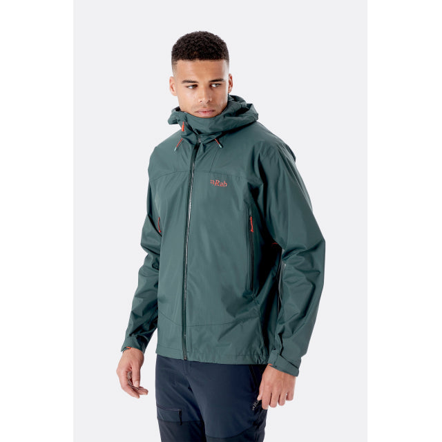 Rab Men&#39;s Downpour Plus 2.0 Jacket Pine