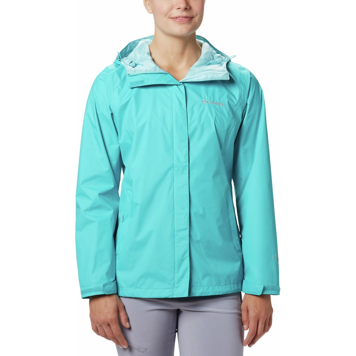 Columbia Women&#39;s Arcadia II Rain Jacket Geyser