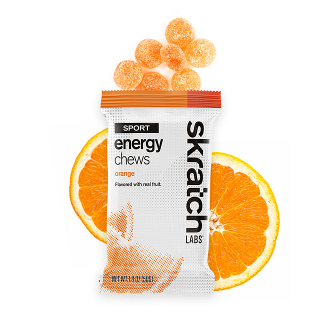 Sport Energy Chews, Orange, Single Serving