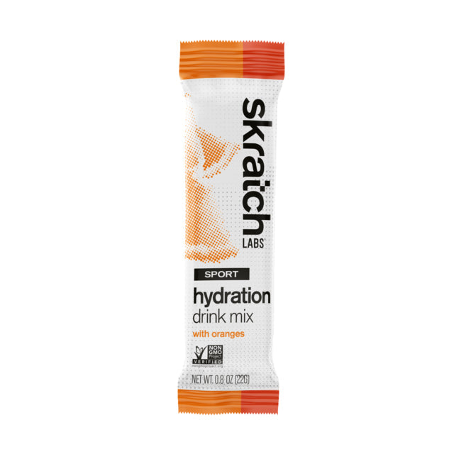 Skratch Labs Sport Hydration Drink Mix, Fruit Punch, Single Serving Oranges