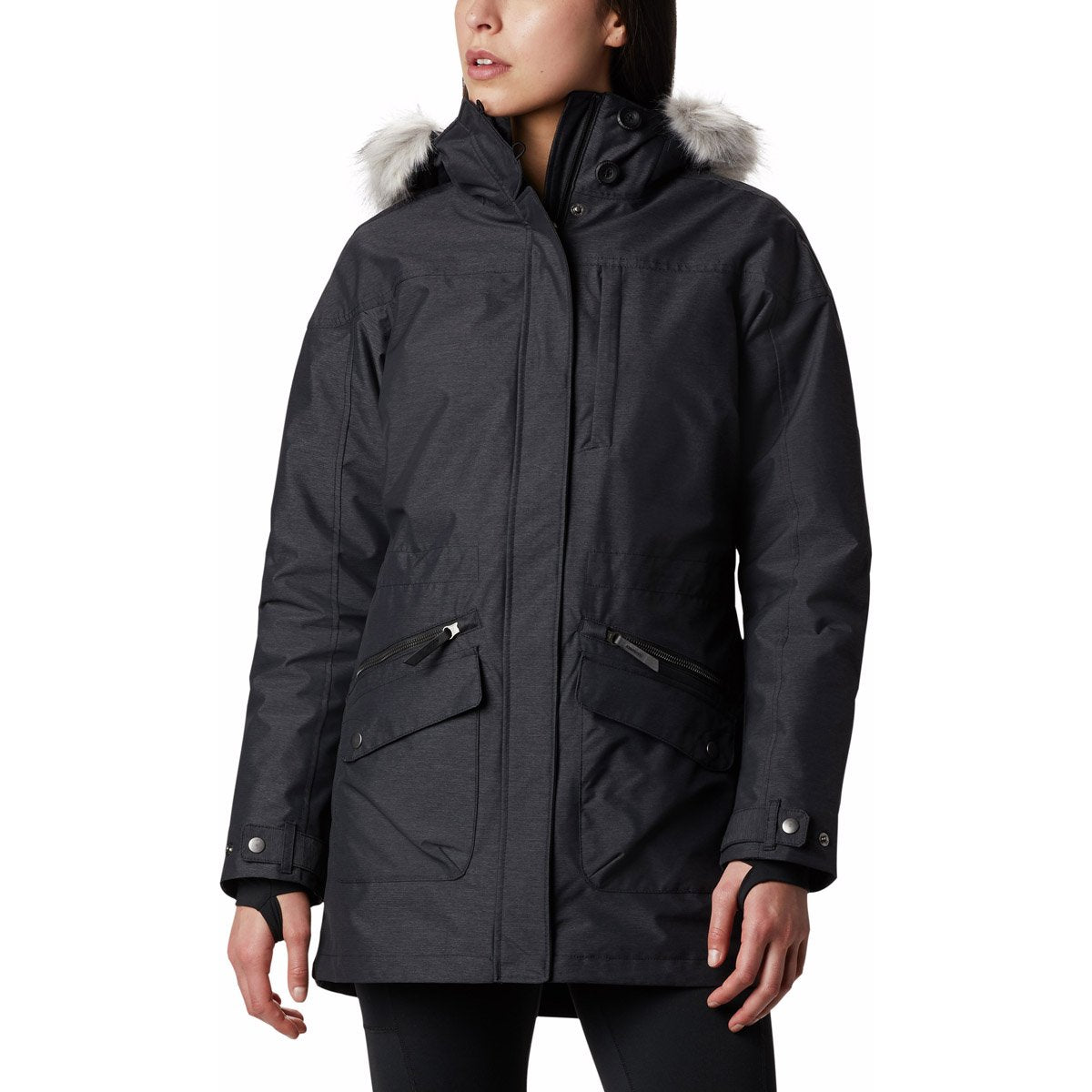 Columbia Women&#39;s Carson Pass Interchange Jacket Black