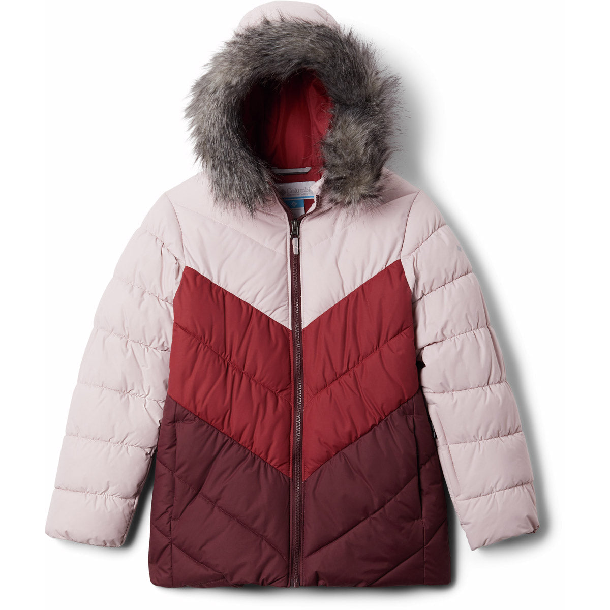 Columbia Girls&#39; Arctic Blast Jacket Mineral Pink/Marsala Red/Malbec