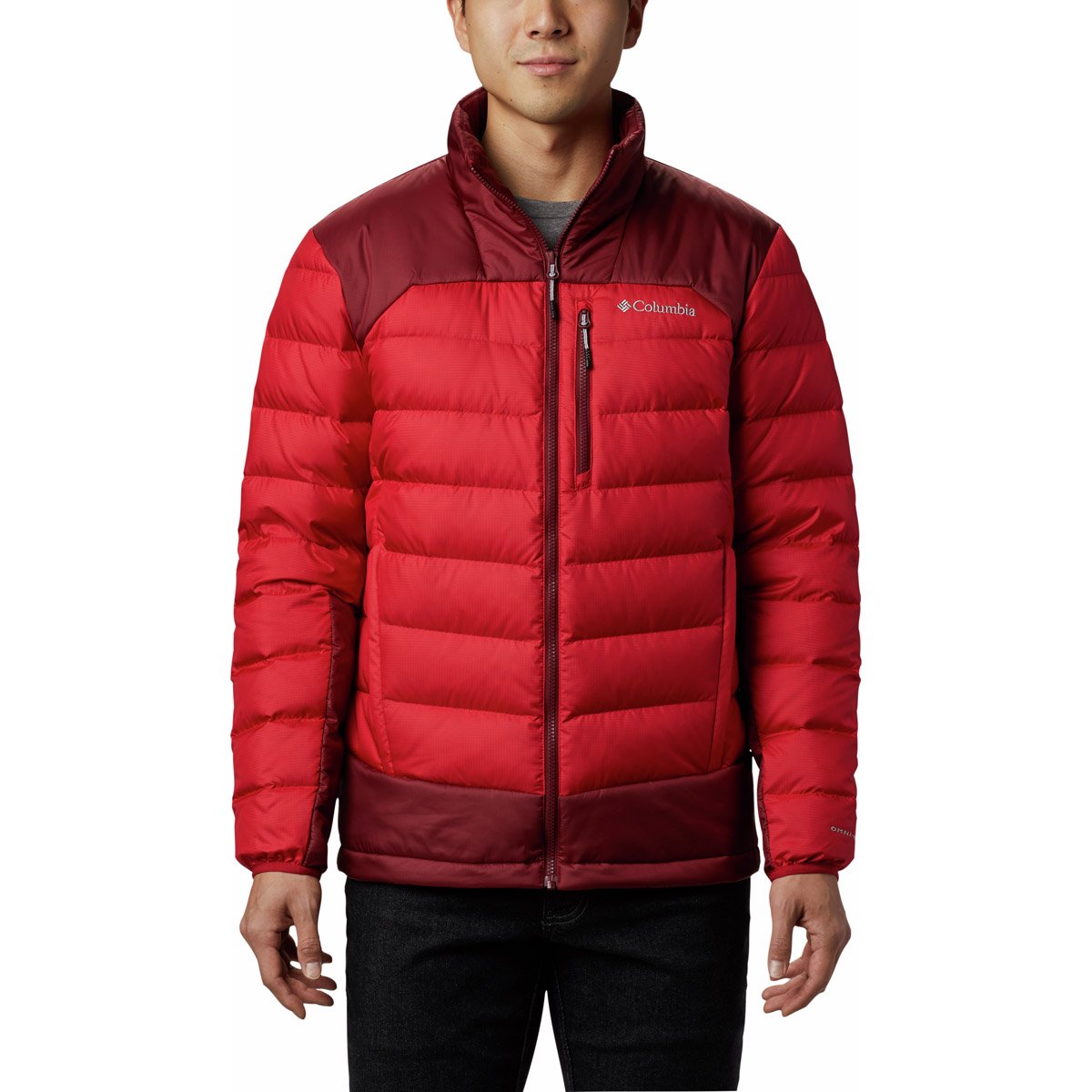Columbia Men&#39;s Autumn Park Down Jacket Mountain Red/Red Jasper