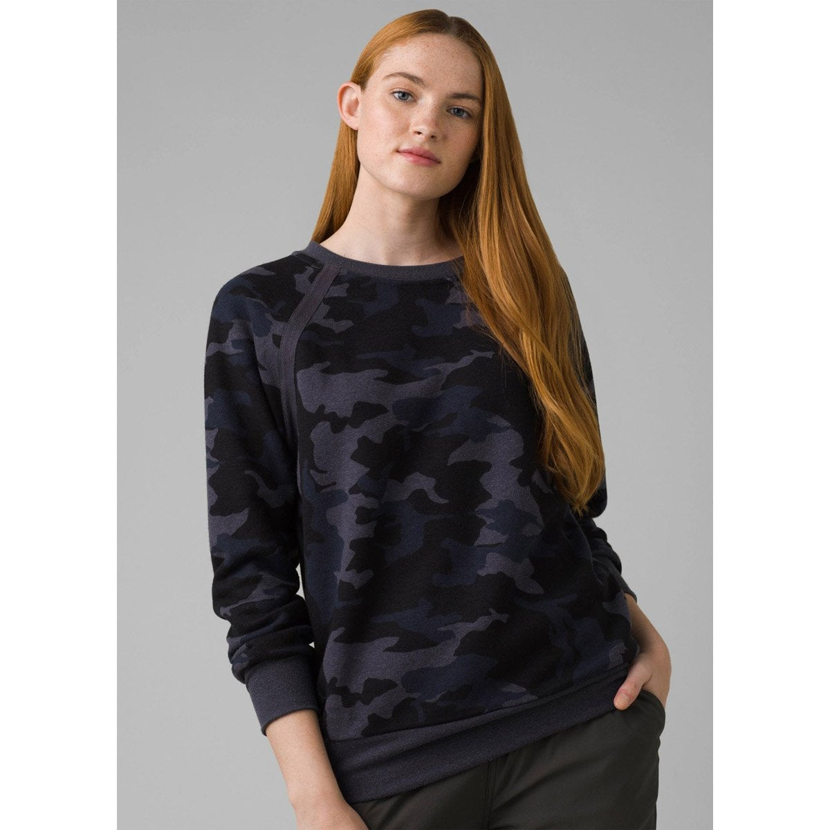 Prana Women&#39;s Cozy Up Sweatshirt Nautical Camo