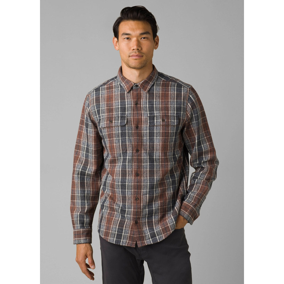 Prana Men&#39;s Westbrook Flannel Shirt Clove