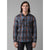 Prana Men's Westbrook Flannel Shirt Dark Sky Heather