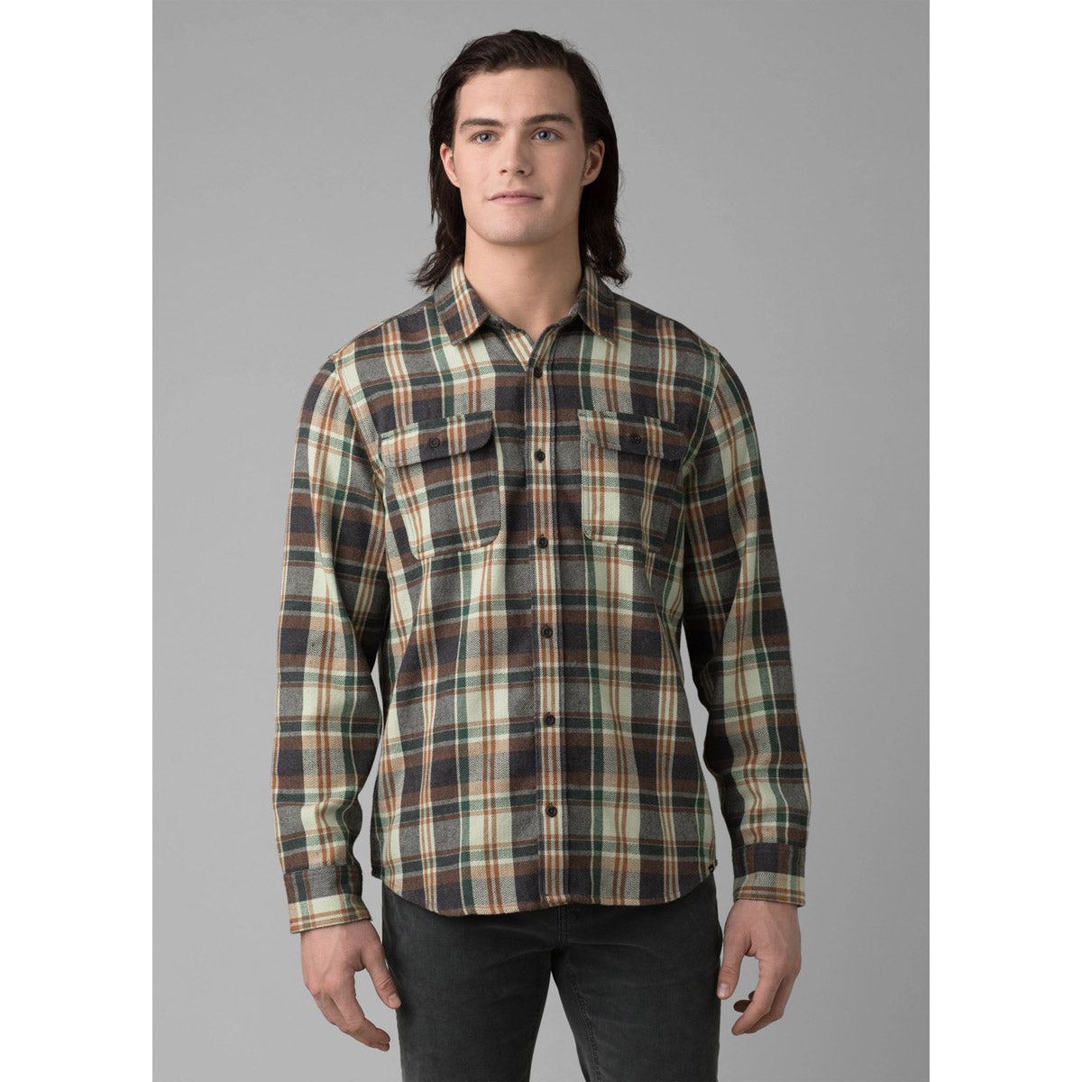 Prana Men&#39;s Westbrook Flannel Shirt Soft Pine