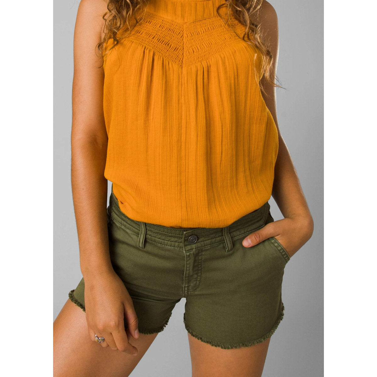 Prana Women&#39;s Sancho Short 4&quot; Cargo Green